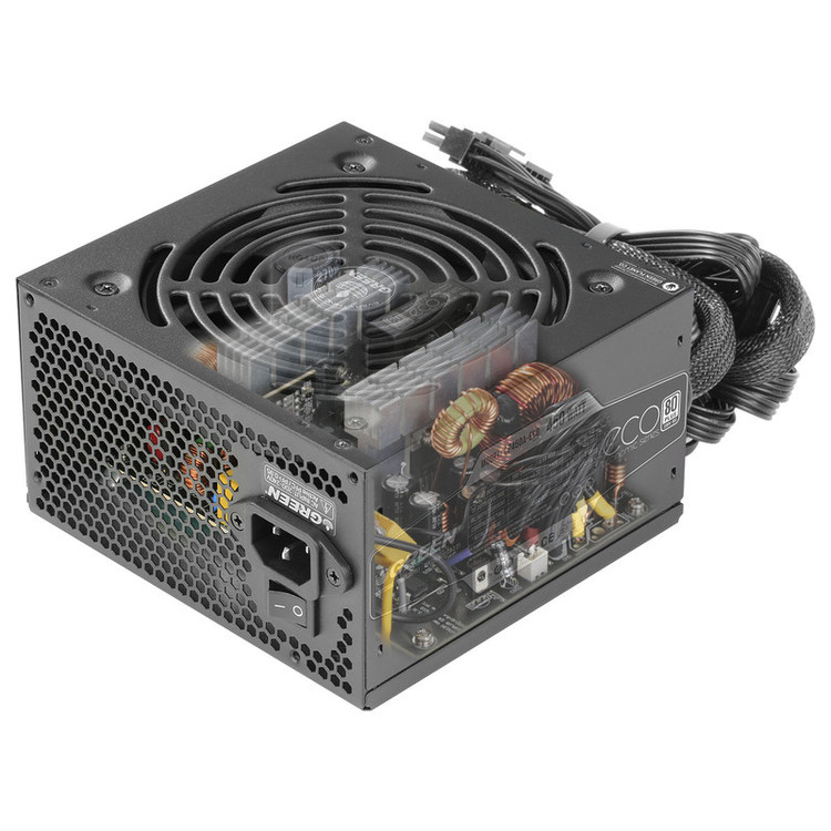 منبع تغذیه کامپیوتر گرین مدل GP450A-ECO Rev3.1 استوک در حد نو